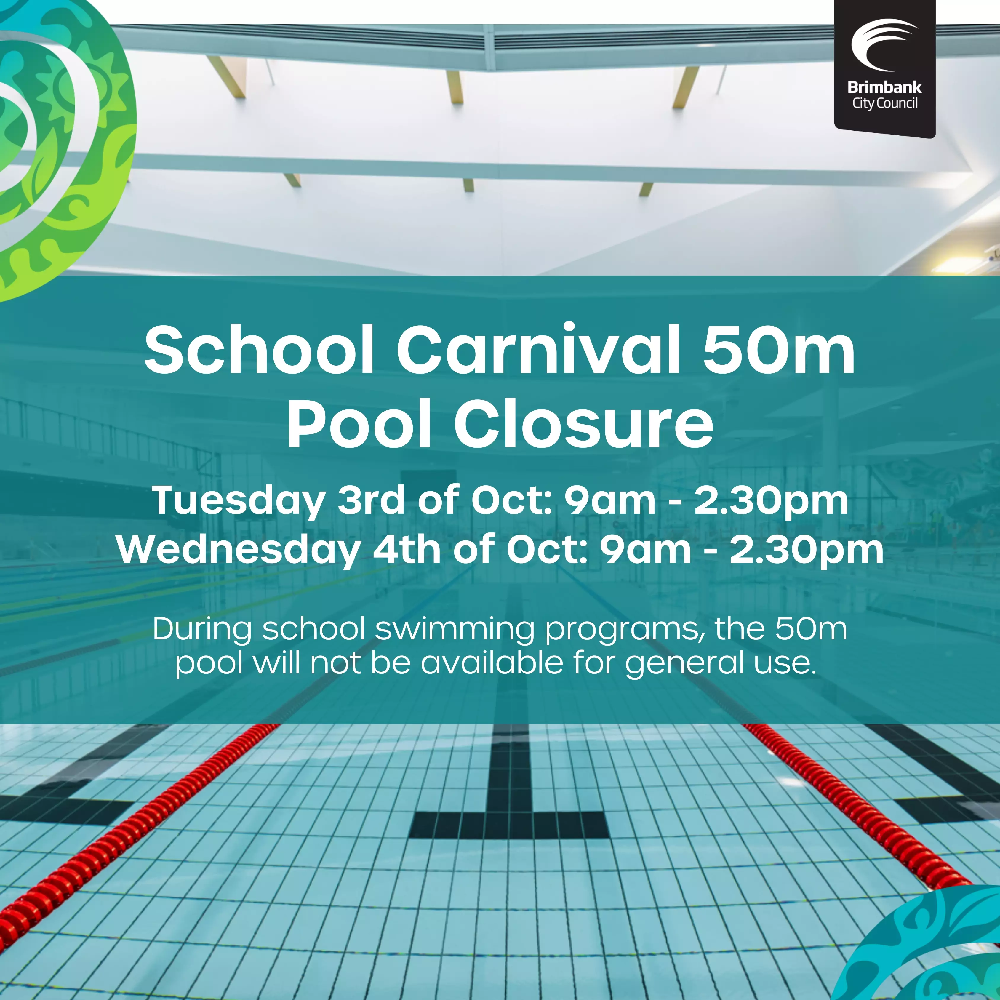 School Carnival Pool Closures