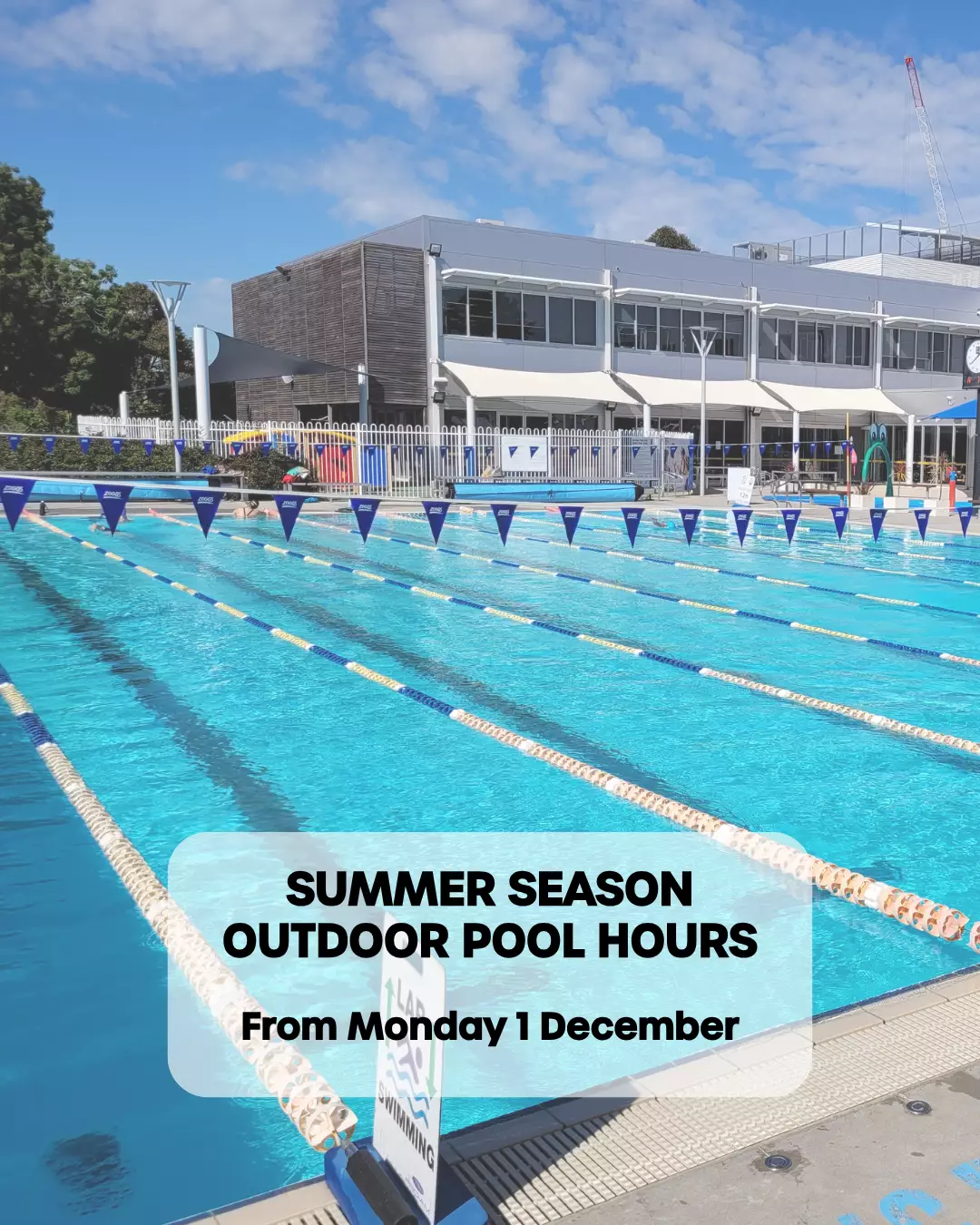 Summer Season Outdoor Pool Hours