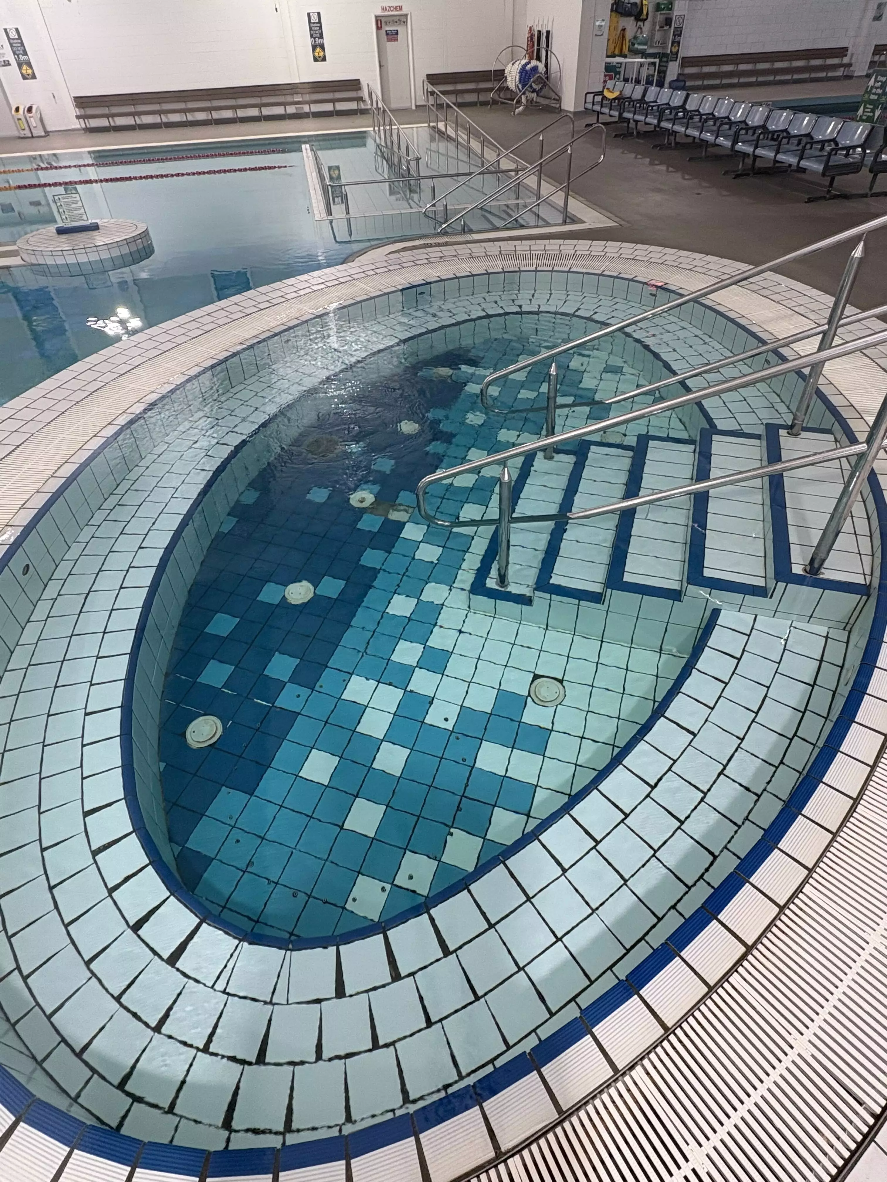 Spa Closed for tile repairs