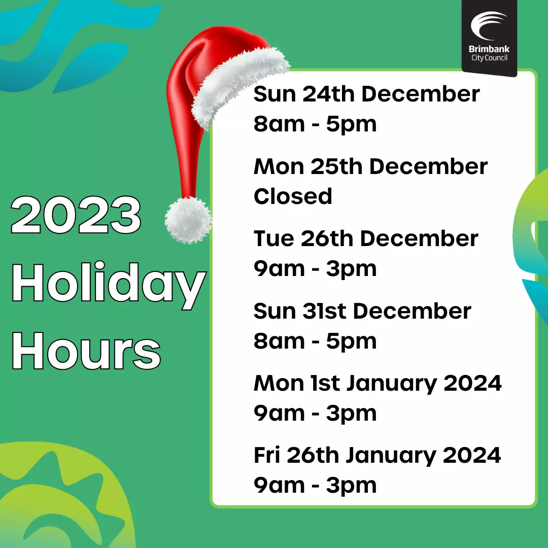 Public holiday opening hours