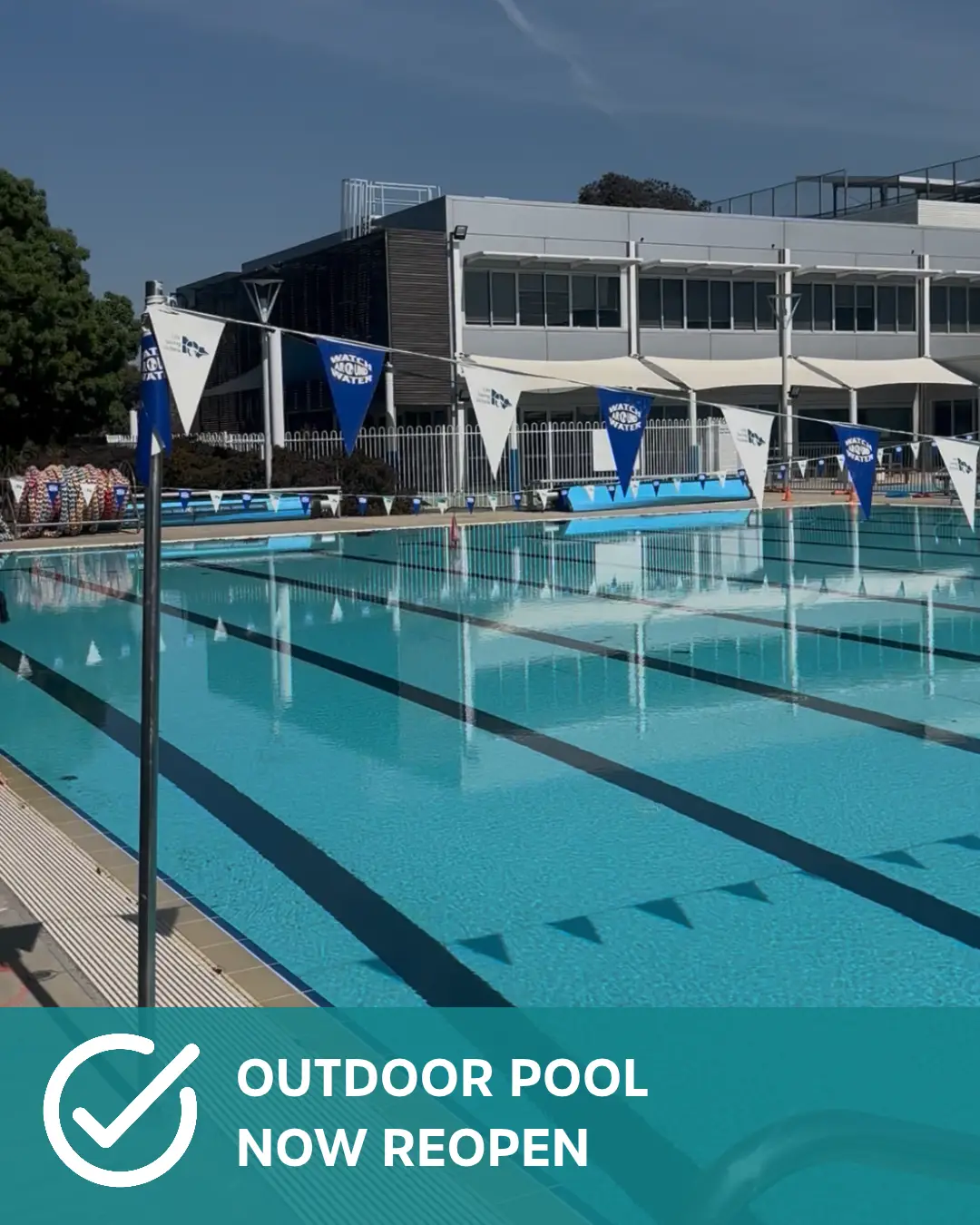Outdoor Pool Now Open