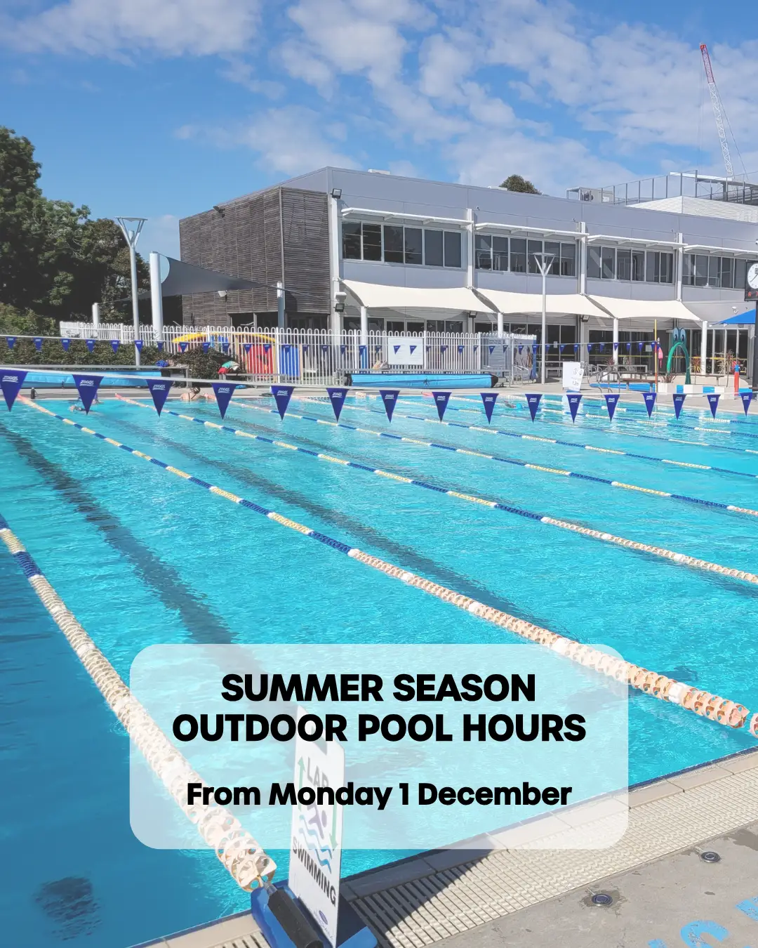 Summer Season Outdoor Pool Hours