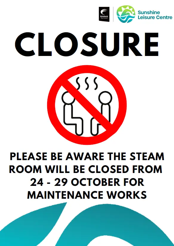 Steam room closure